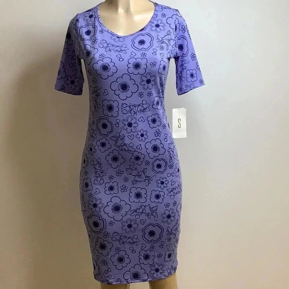 LuLaRoe Size Small Disney Collection 3/4 Sleeve Dress. New With Tags. - Picture 1 of 6
